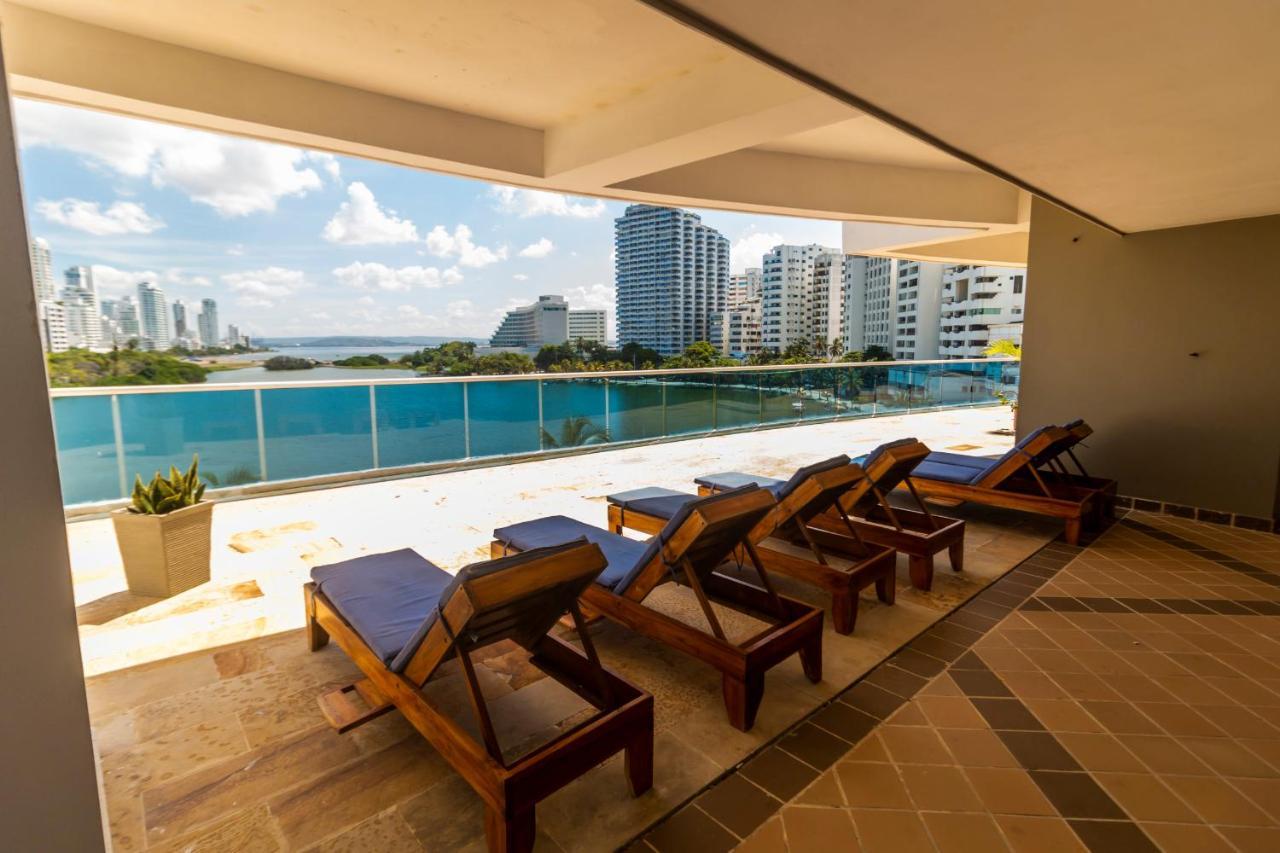 Apartamento De Lujo Con Vista Al Mar - Excelente Ubicacion Cartagena  Exterior foto